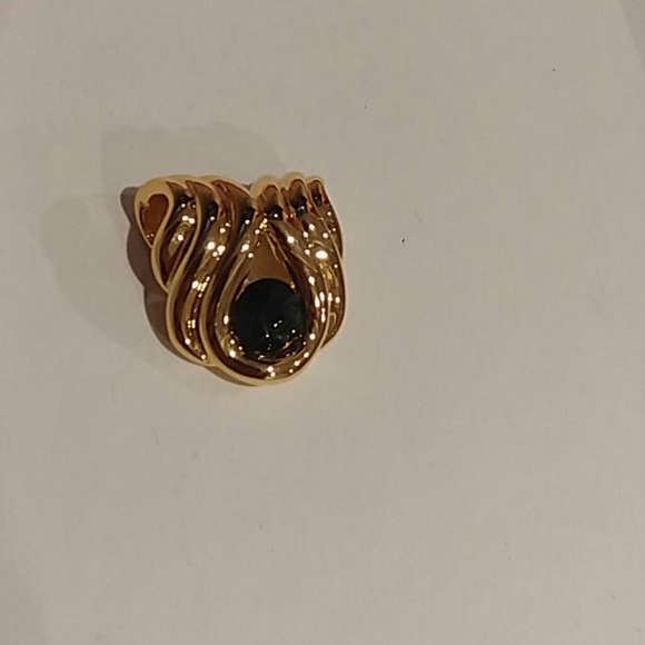 Vtg 90s 5-pc Nolan Miller Necklace & 4 pendants goldtone Omega Slide Trio - Picture 3 of 12